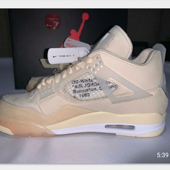Jordan 4 Off White Sail - Picture 3 of 4